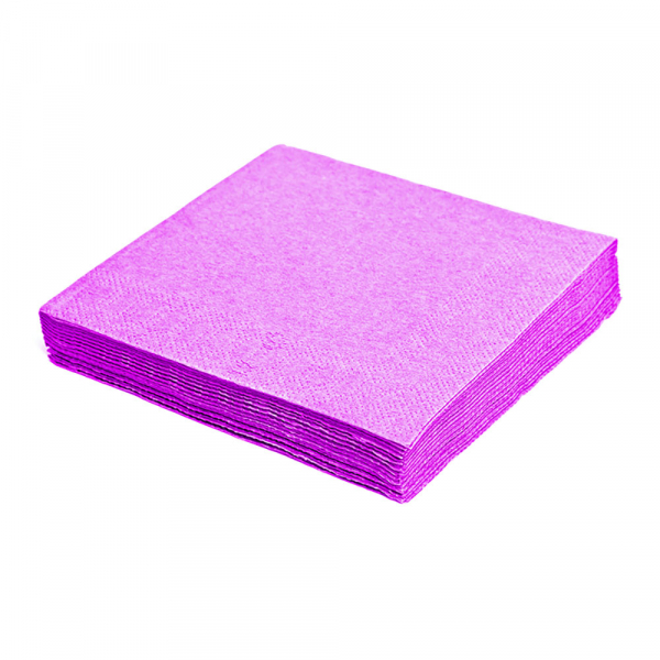 Servietten 33 x 33 cm 1/4 Falz 3-lagig flieder (250 Stück)